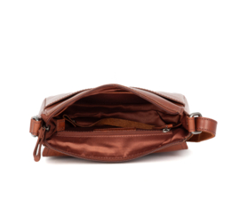 Schoudertasje cognac