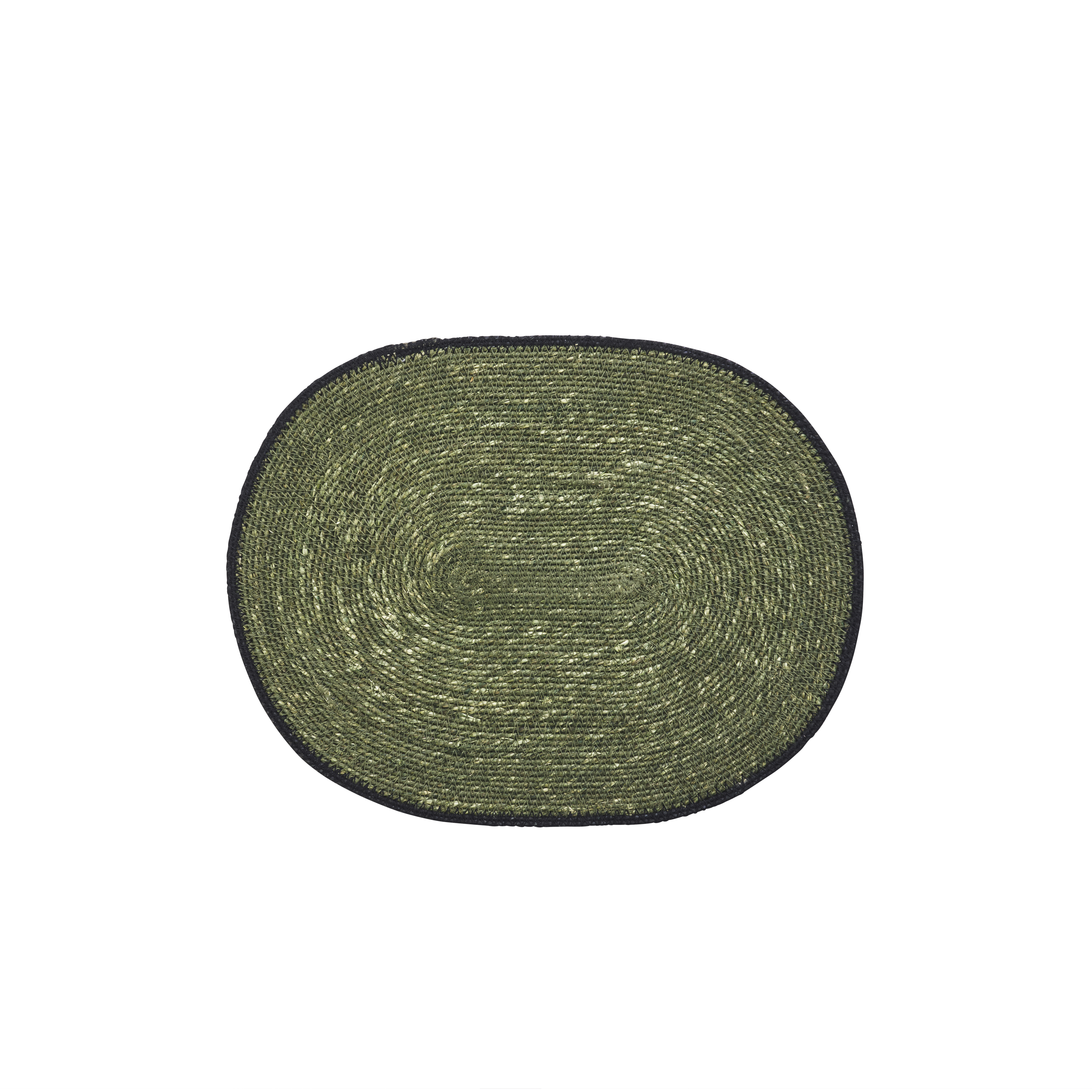 Placemat ovaal zeegras