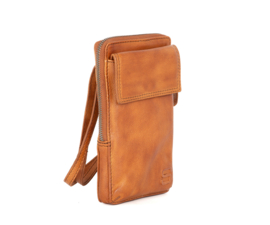 Crossbody mini cognac