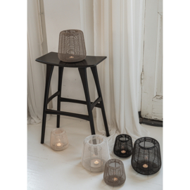 Lantaarn metaal taupe