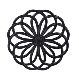 Pannenonderzetter bloem