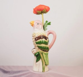 Vaas vogel roze