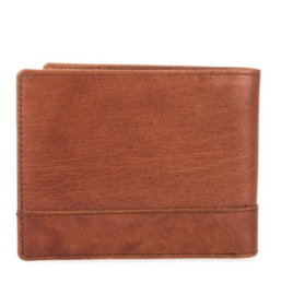 Portemonnee flap billfold cognac