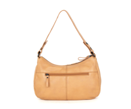 Handtas franje camel