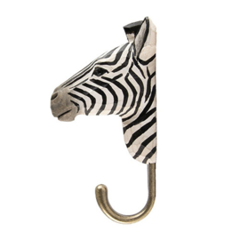 Houten haak zebra