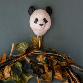 Houten haak panda