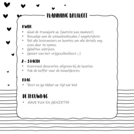Sillibeads invulboekje "Weddingplanner"