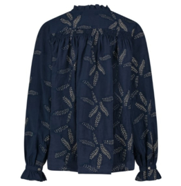 Nukus blouse Jenna blauw