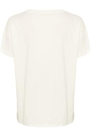 Cream T-shirt Lake wit