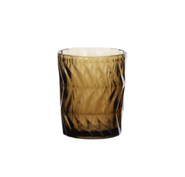 Waterglas bruin/oker