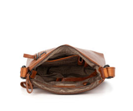 Schoudertas cognac