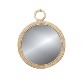 Spiegel bamboo met oog