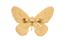 Broche vlinder goud