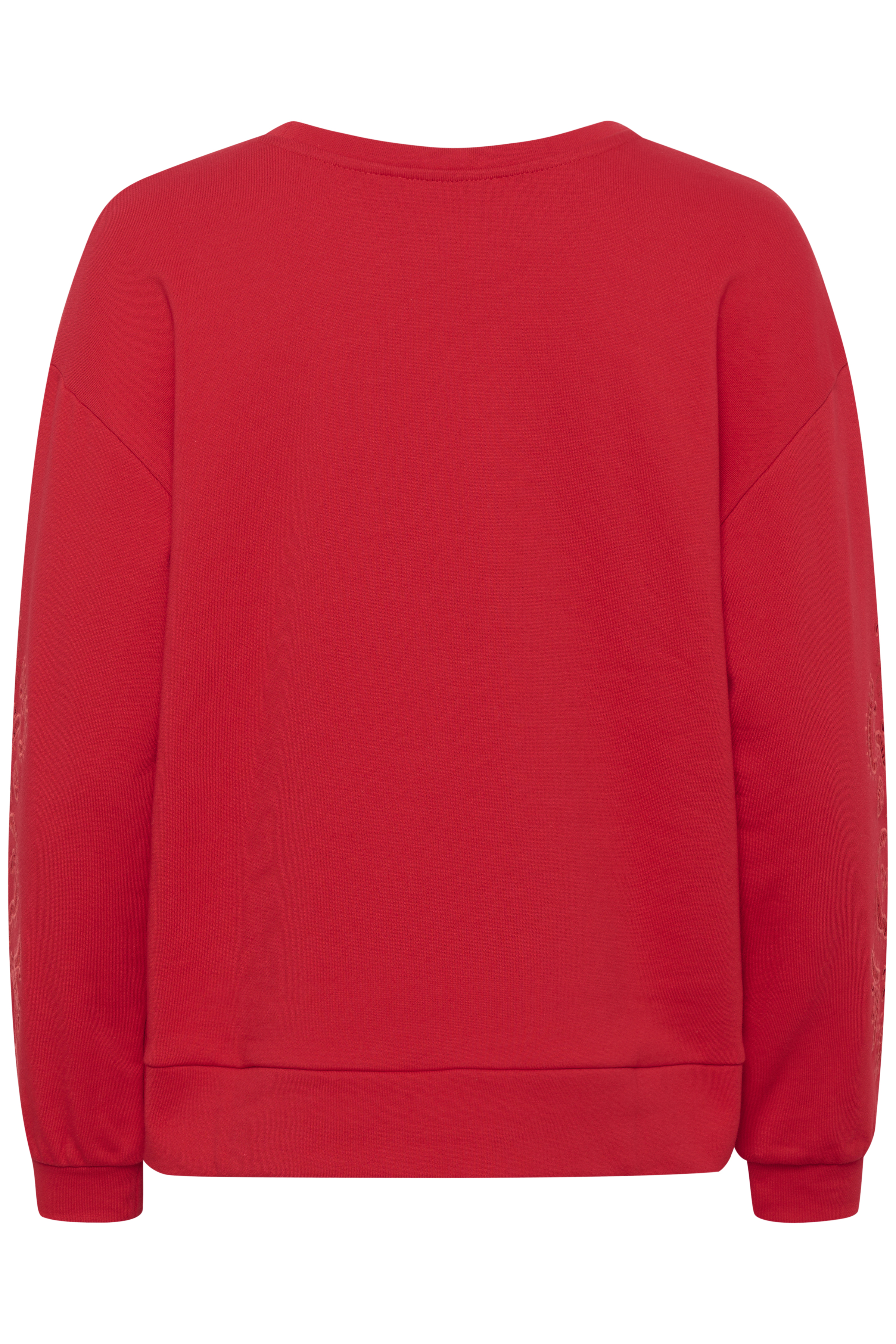 Cream sweater Josie rood