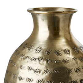 Vaas aluminium brass