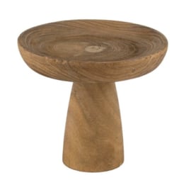 Plateau hout op hoge voet