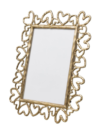 Fotolijstje hartjes goud