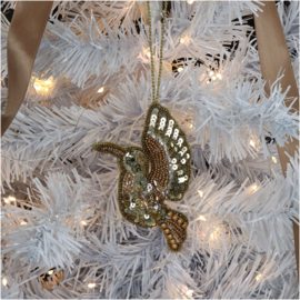 Ornament vogel pailetten