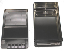 Blikje cassetterecorder