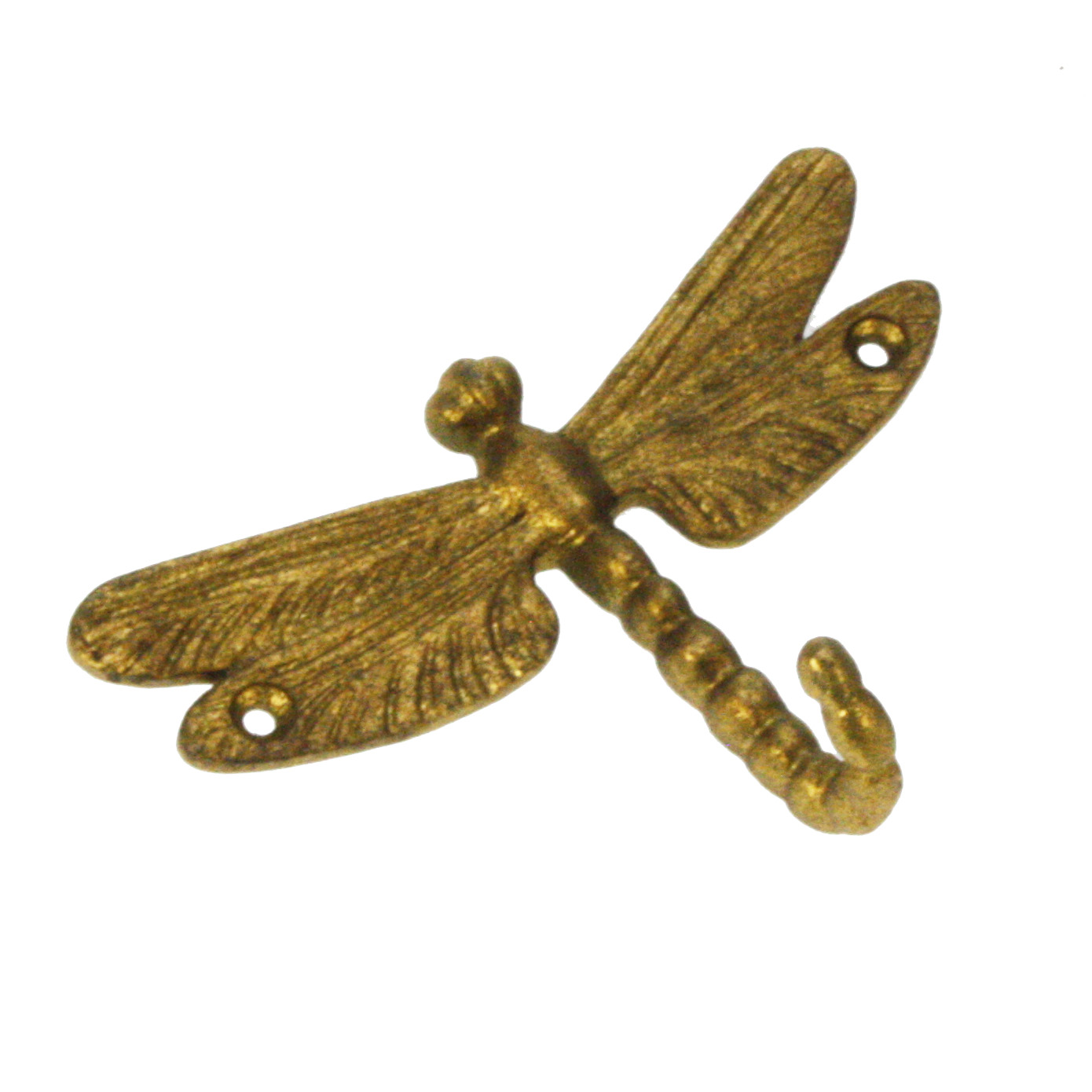 Haakje libelle goud