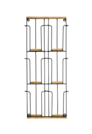 Kaartenrek zwart hout