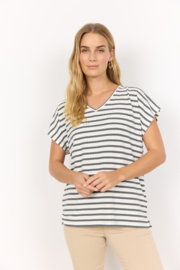 Soyaconcept T-shirt Kaiza streep groen