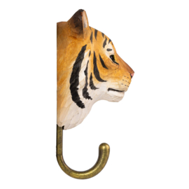 Houten haak tijger