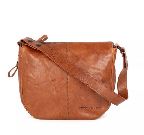 Schoudertas cognac