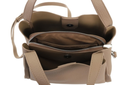 Handtas taupe