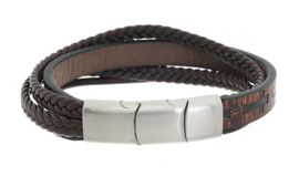 Herenarmband bruin