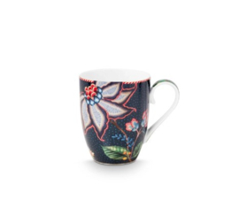 Pip Studio Flower Blues Blue mug large