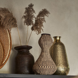 Vaas aluminium brass