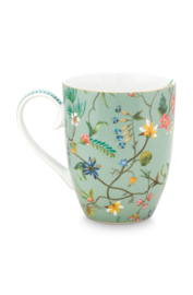 Pip Studio mug large Jolie Flowers blue