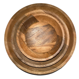 Houten schaal