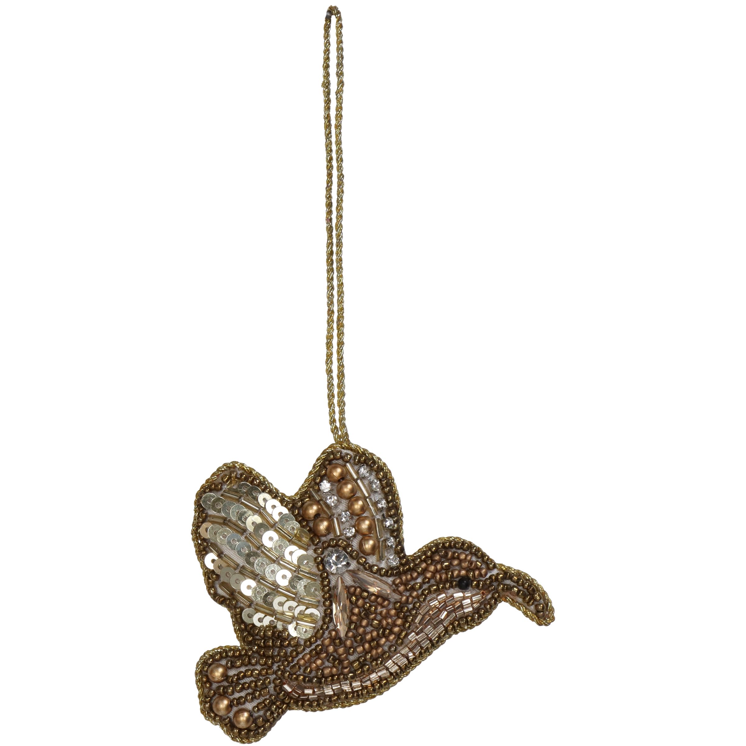 Ornament vogel pailletten