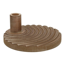 Kandelaar hout rond
