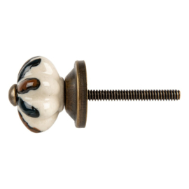 Knop Q16 bloem retro