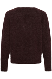 Kaffe trui Niel bordeaux