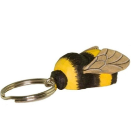Sleutelhanger hommel hout