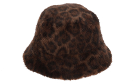 Hoedje reversible panter
