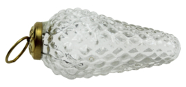 Ornament glas dennenappel