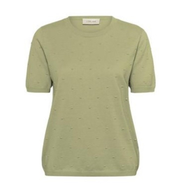 Cream top Hanne groen