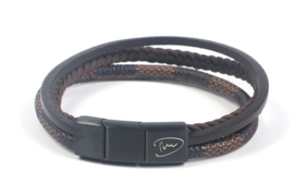 Herenarmband bruin