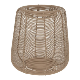 Lantaarn metaal taupe