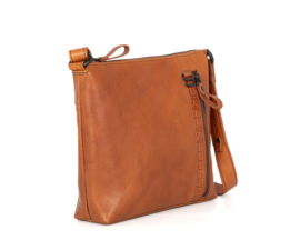 Schoudertas cognac