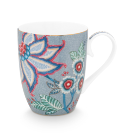 Pip Studio Flower Festival mug large lightblue