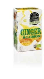 Royal Green biologische thee - Ginger & Lemon