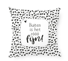 Tuinkussens - Buiten is het zooo fijn!