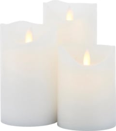 Sirius Exclusive Waxine LED kaarsen (set van 3) - Wit