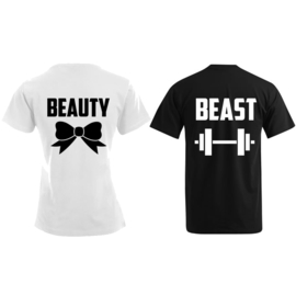 T-shirt Beauty & Beast (Black & White)